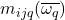 m_{ijq}(\overline{\omega_q})