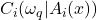 C_i(\omega_q|A_i(x))