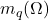 m_q(\Omega)