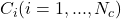 C_i(i=1,...,N_c)