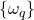 \{\omega_q\}
