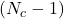 (N_c-1)