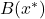 B(x^*)