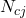 N_{cj}