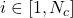i\in[1,N_c]