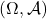 (\Omega,\mathcal{A})